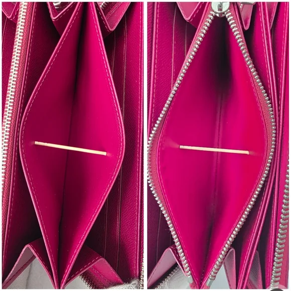 Auth Louis Vuitton Epi Bordeaux Neverfull MM Tote And Wallet Bundle - Picture 8 of 15